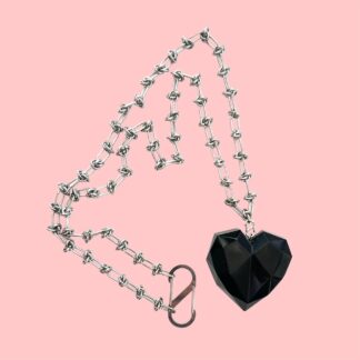 Collar Acorazado Largo Negro