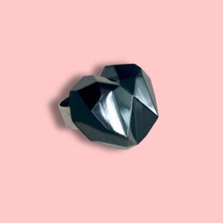 Anillo Mini Wow Negro