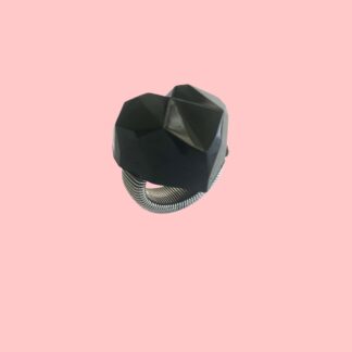 Anillo Mini Wow Negro