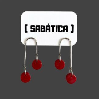 Aros Cherry Lady Rojo