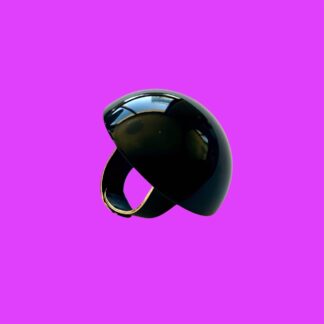 Anillo Domo Negro
