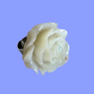 Anillo Rose Blanco Perlado