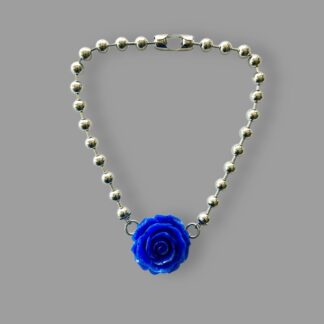 Collar Rose Azul