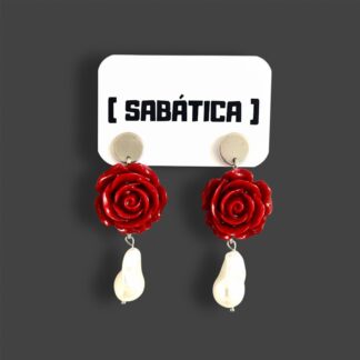 Aro Rosa Roja y Perlón